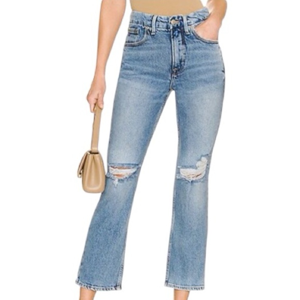 GOOD AMERICAN Good Icon Straight Leg Jeans! Retail$155 - Picture 1 of 9